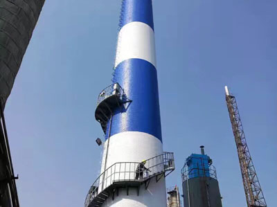 現(xiàn)以鋼煙囪新建工程、熱工藝表及控制裝置工程的劃分