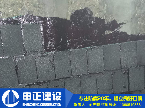 150米煙囪內(nèi)壁貼陶瓷?；u